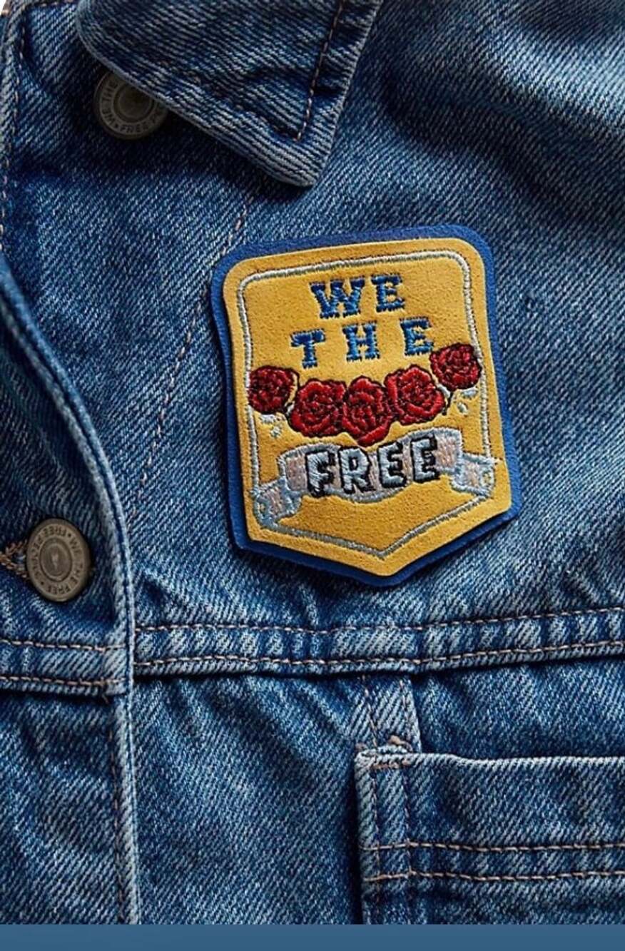 We The Free Academy Patch Brooch - sold out $48